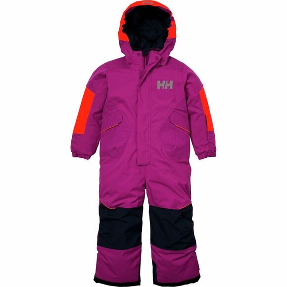 Helly Hansen Girls K Purple Snowfall 2 Insulated Snow Suit Youth Size 110/5 - Picture 1 of 5